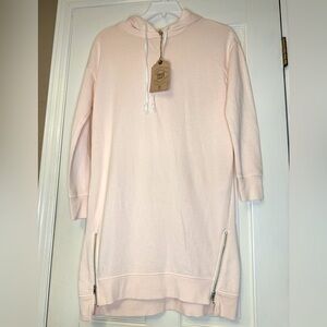 TRUE CRAFT‎ Pale Pink Hoodie Dress